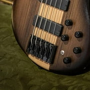 Cort Guitars C5PLUSOVMHABB-U Artisan Series C5 Plus OVMH 5 String Bass Guitar - Antique Brown Burst
