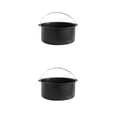 thumbnail image 2 of Yuarrent Bandeja redonda antiadherente para pasteles, cesta impermeable para freidora de aire, accesorios de cocina a prueba de herrumbre, Type1 NO1, 2 of 6
