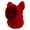 Red, variant on Thickened Plush Dog Winter Hat with Ear Protection for Small Medium Large Dogs Cat Pet Headwear Windbreak Earmuffs for Training Walking