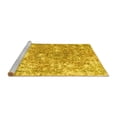 thumbnail image 2 of Ahgly Company Machine Washable Indoor Rectangle Abstract Yellow Contemporary Area Rugs, 5' x 7', 2 of 4