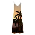 thumbnail image 5 of FcBaudy Camisole Sans Manches Robe Col en V, Robes d'Été pour Femmes, Robes à la Mode Printemps/été Robe Imprimée Dos Nu pour Femmes, 5 of 5