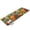 Green, Blue, variant on Orange Pumpkins Fall 2'x6' Runner Rugs for Hallway Kitchen Bedside Non Slip Washable, Botanical Thanksgiving Blue Ombre Entryway Rug Runners with Rubber Backing, Long Carpet Runner for Laundry Room