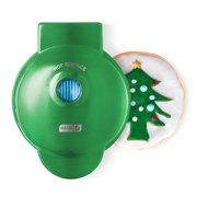 Dash Christmas Tree Electric Mini Waffle Maker, Non Stick