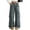 Gray, variant on BXJX Girls Cargo Pants Size 10-12, Outdoor Multi Pocket Elastic Waist Spring Fall Kids Wide‑Leg Trousers
