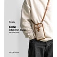 thumbnail image 2 of Ringke Canvas Mini Cross Bag - Brown, 2 of 10