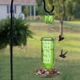 thumbnail image 5 of KoiLife Hummingbird Feeder Glass Hummingbird Feeders Oriole Feeder Top Fill Hummingbird Feeder Glass Hummingbird Feeder 10" Blue Lamp Shape Hanging Hummingbird Feeder, 5 of 5