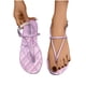 thumbnail image 4 of Amzcrzy Zapatos de mujer,Zapatos de mujer,Zapatillas de mujer, Sandalias romanas con punta plana y puntera para mujer, de verano, a la moda, para playa Sandalias Mujer Zapatillas De Casa, 4 of 5