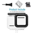 thumbnail image 3 of Waterproof Housing Case Compatible with Insta360 ONE R (4K Edition) Protective 
Underwater Dive Case Shell with Bracket Accessories, 3 of 7