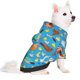 thumbnail image 2 of Fotbe Rooster And Chickens Sudadera con Estampado para Perros Pequeños – Suéter con Capucha para Mascotas, Tela Suave de Forro Polar con Bolsillo-Medium, 2 of 7