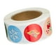 thumbnail image 1 of 500 Piezas de Dibujos Animados Navidad Joyería Decoración Regalos Caja de Papel - rojo azul Soledad Christmas Cute Sticker, 1 of 9