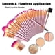 thumbnail image 3 of 26pcs Makeup Brush Set Professional Kabuki Full Face Contour Brush Set Pink Complete Vegan Brush Kit, Soft Make Pretty Cute Rose Gold Cosmetic brush P, 3 of 4