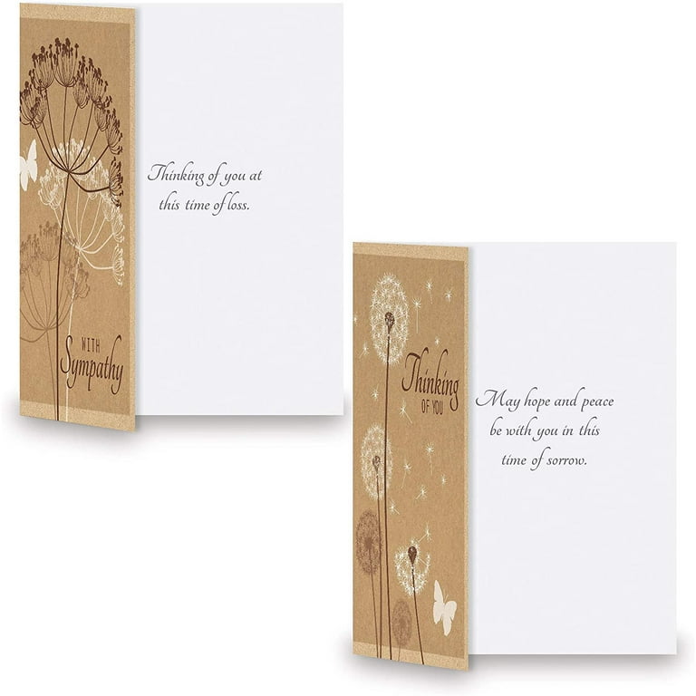Current Kraft Sympathy Greeting Cards - Set of 8, 5