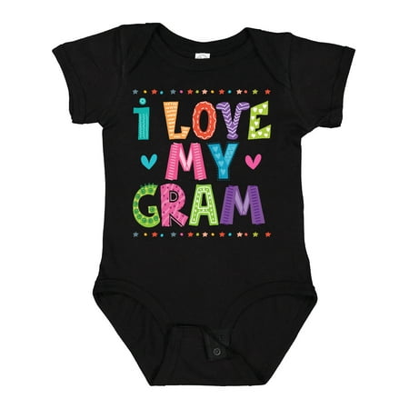 

Inktastic I Love My Gram for Grandkids Gift Baby Girl Bodysuit