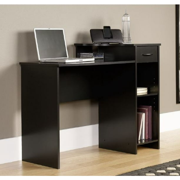 Mainstays Student Desk With Easy Glide Drawer Blackwood Finish
