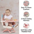 thumbnail image 3 of Dream On Me Munch N' Go Booster Seat in Pink, 3 of 21