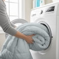 thumbnail image 3 of Utopia Bedding Comforters Queen Size, All Season Duvet Insert, Down Alternative Box Stitched Bed Comforter with Corner Tabs, Machine Washable (Light Grey ), 3 of 6