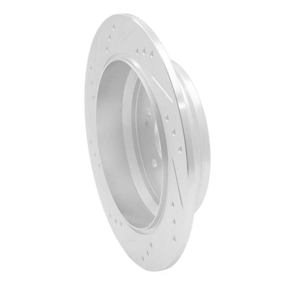 Dynamic Friction Company 631-59048R DFC Brake Rotor - Drilled And Slotted - Silver