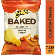 Cheetos Baked Gluten-Free Crunchy Cheese Flavored Snacks, 7.625 oz Bag
