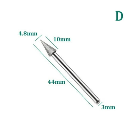 

3mm Shank Carving Needle Grinding Rods Mini Drill Diamond Engraving Drilling