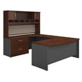 thumbnail image 1 of Series C 72W Left Hand Bow Front U Desk Set in Hansen Cherry - Engineered Wood, 1 of 8