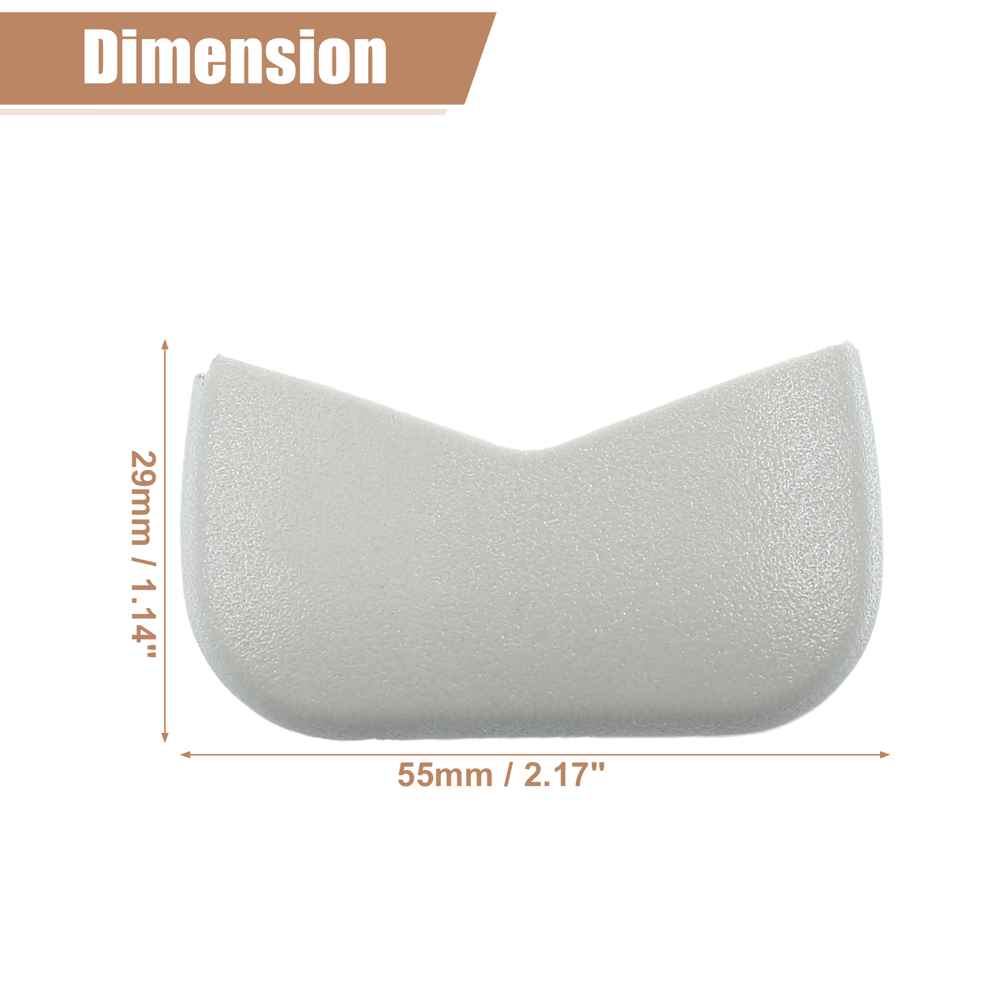 Unique Bargains 2Pcs Sun Visor Bolt Cover for Nissan Maxima Murano Altima Pathfinder
