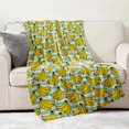 thumbnail image 2 of Fun Banana Throw Blanket Gifts for Teens Kids,Funny Yellow Fruit Blankets for Living Room Bedroom Dorm Decor,or Picnic Use,Fuzzy Warm Flannel Plush 50"x60", 2 of 10