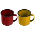 thumbnail image 1 of 2 tazas de esmalte de colores, para agua, té, hogar, vasos, decoración de oficina, cerveza, camping, café., 1 of 6