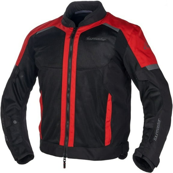 Tourmaster Draft Air 2.0 Mens Textile Motorcycle Jacket Red/Black 3XL