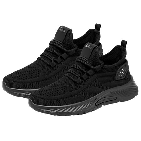 Womens Shoes Slip on Ladies Walking Fashion Athletic Sneakers Work Gym Comfort Lightweight Mesh Soft Sole Black