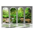 thumbnail image 3 of Tiptophomedecor Landscape Wallpaper Wall Mural - Pillars And Forest, 3 of 4