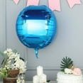 thumbnail image 2 of Efavormart 2 Pack 18" Royal Blue Aluminum Foil Round Sphere Balloon Wholesale 4D  Mylar Balloons, 2 of 10