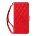 thumbnail image 4 of For Xiaomi Redmi Note 14 Pro 4G Wallet Case Rhombus Leather Phone Cover with Strap - Green, 4 of 5