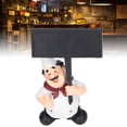 thumbnail image 4 of Estatua De Chef Adorno Decorativo De Chef Con Bordes Brillantes Estilo Adorable Vivo Y Atractivo Para Restaurantes ANGGREK Arte y Manualidades, 4 of 8