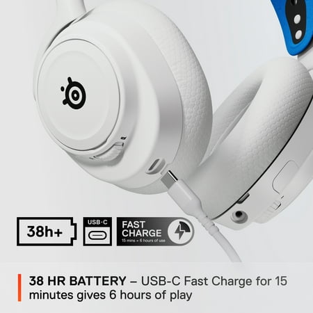 SteelSeries - Arctis Nova 7P  Wireless Gaming Headset for PS5, PS4 - White