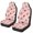 Strawberry Daisy Theme, variant on Chririnla Pink Butterfly Print, Stretch Polyester Car Seat Covers 2 Pack, Removable Front Seat Protector for Auto Interior Decor
