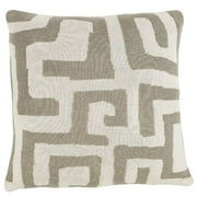 African Mudcloth Inspired Knitted Pillow Cover