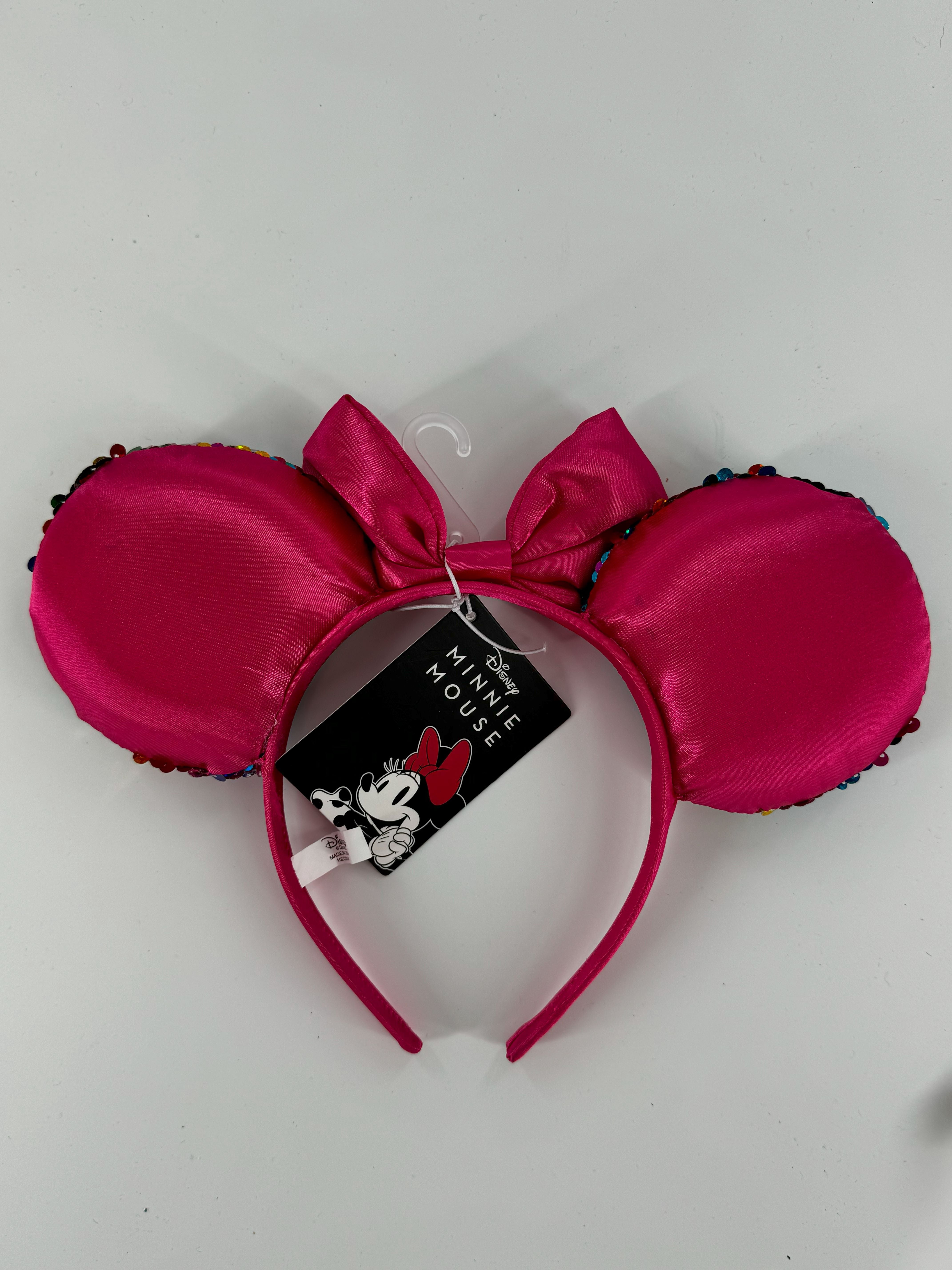 Disney Minnie Mouse Rainbow Sequins Ears