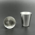 thumbnail image 3 of Advancent 4 unids/set pulido 30ML Mini vaso de chupito de acero inoxidable copas de vino con funda de cuero bolsa hogar Bar cocina Barra de herramientas Advancent JJ25276-00B, 3 of 6