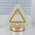 thumbnail image 2 of Mistaha LED Crystal Table Lamp with USB Charging, Eye-Caring Bedside Night Light, Romantic Gift Ambient Lamp - 3 Light Colors, Stepless Dimming, Triangle Star, 2 of 5