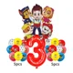 thumbnail image 3 of 1 juego de globos de aluminio con dibujos animados de Paw Patrol, Ryder, Chase, Marshall, Skye, decoración de cumpleaños para niños, suministros para fiestas, juguete de regalo, 3 of 5