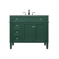 thumbnail image 3 of Elegant Kitchen and Bath 40 inch Single bathroom vanity in green, 3 of 8