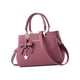thumbnail image 3 of Bolso de mano para mujer, estilo hobo, de gran capacidad, moderno, con cremallera, para el hombro Rosa oscuro, 3 of 9