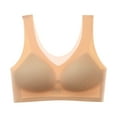 thumbnail image 1 of Qarigey Soporte cómodo para mujer, sujetador deportivo superfino de verano para mujer, sujetador fino de seda de hielo sin costuras para todos Ropa interior Color de piel 5XL, 1 of 6