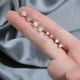 thumbnail image 3 of Pendientes de plata de ley Laklulu para mujer Pendientes simples Pendientes de luna de estrella pequeña Pendientes de plata perforados con palo, 3 of 5
