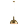 thumbnail image 3 of Aiwen Gold Dome Iron Shade Pendant Light Vintage Ambient Hanging Ceiling Light Fixture, 3 of 7