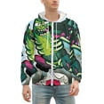 thumbnail image 2 of Rick And Morty Zip Up Hoodies Unisex Realistic 3D Print Sweatshirt Long Sleeve Hooded Jacket Coat 4XL, 2 of 8