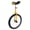 Yellow-20inch, variant on 24" Black Unicycle for Adults & Teens, Adjustable Height, 154lbs Capacity, Knurled Seatpost, Double Grip Handles, Balance Training & Fitness, Lightweight, Ages 7-60, Assembly Required