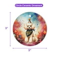 thumbnail image 5 of Hello 2025 Poodle Celebrates Happy New Year Firework Balloon Ceramic Round Ornament Poodles Dog Lover Gifts Idea Home Tree Decor - 02024, 5 of 5
