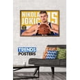 thumbnail image 2 of NBA Denver Nuggets - Nikola Jokic 19 Wall Poster, 22.375" x 34", Framed, 2 of 3
