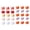 Mix Color, variant on Joernso 30Pcs/Set Nail Ornament 3D Effect Non-Fading Colorful Cat Head Nail Diamonds Fairy Style Decor for Female